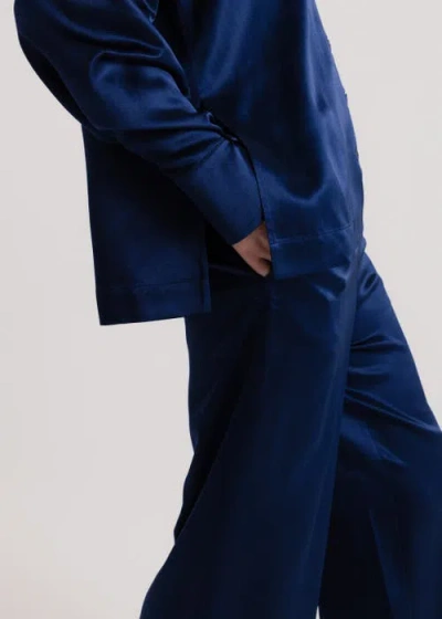 Alas Silk Wide Leg Pants