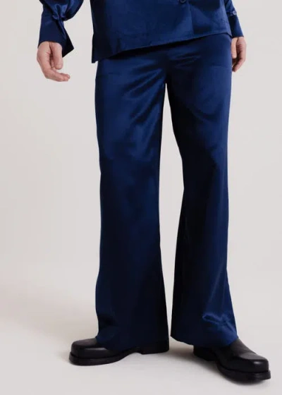Alas Silk Wide Leg Pants