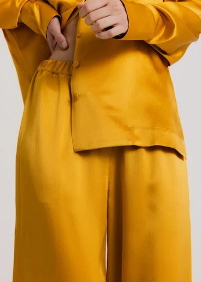 Alas Silk Wide Leg Pants