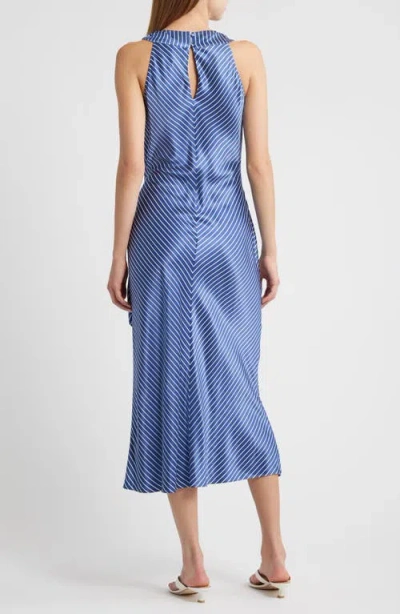 Rails Cairo Tie Waist Sleeveless Satin Midi Dress