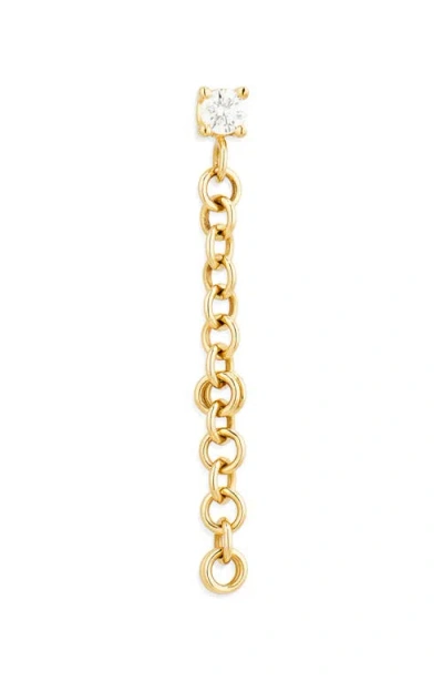 Spinelli Kilcollin Anaka Diamond Stud Single Linear Drop Earring