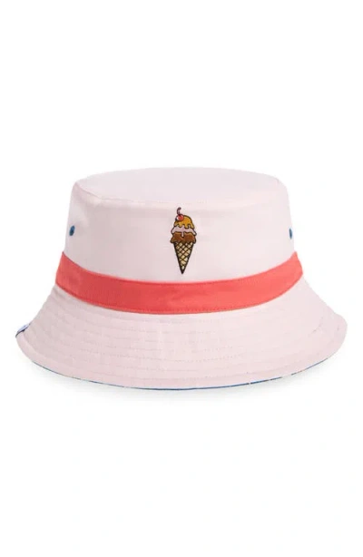 Mimish Kids' Reversible Bucket Hat In Pink