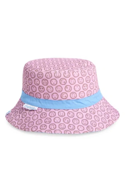 Mimish Kids' Reversible Bucket Hat In Pink