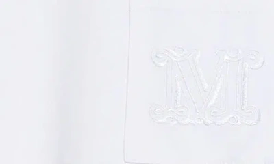 Max Mara M Monogram Cotton Jersey T-shirt Clothing In White