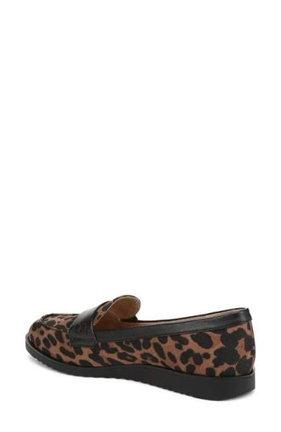 Lifestride Women's Zee Slip On Penny Loafers In Animal Print