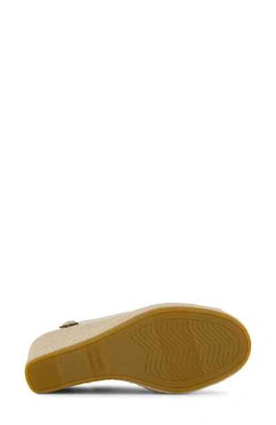 Toms Camilla Slingback Espadrille Peep Toe Platform Wedge Sandal In Multi