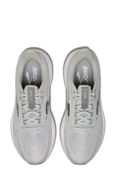 Brooks Revel 8 Running Shoe In Gray