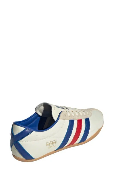 Adidas Originals Tokyo Leather And Suede-trimmed Mesh Sneakers In White