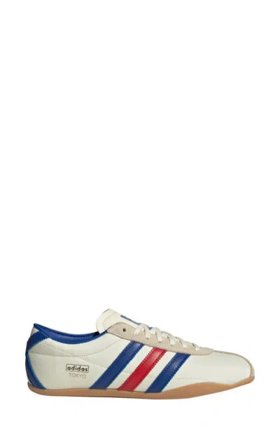 Adidas Originals Tokyo Leather And Suede-trimmed Mesh Sneakers In White