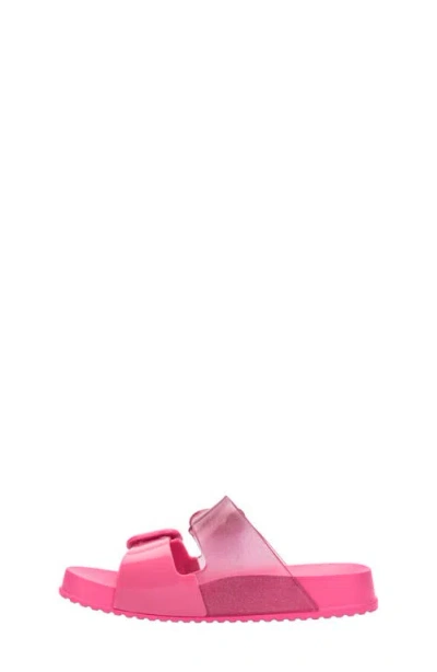 Mini Melissa Kids' Mini Cozy Slide Sandal In Pink