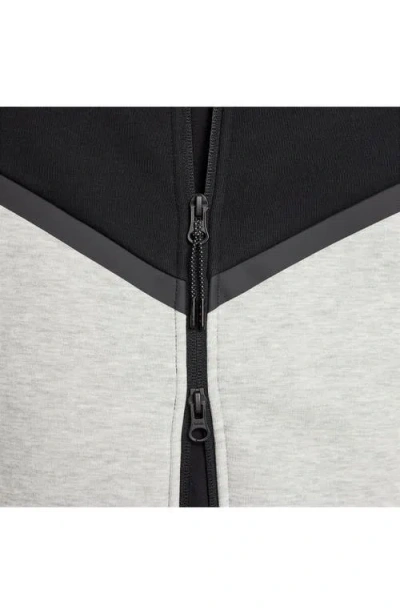 Nike Tech Windrunner Zip Hoodie In Gray