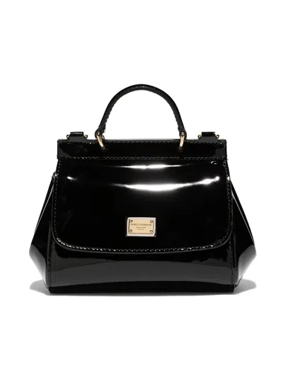 Dolce & Gabbana Patent Leather Mini Sicily Bag