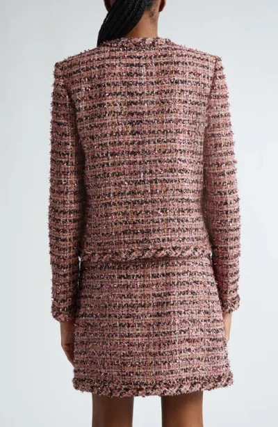 St John St. John Collection Metallic Eyelash Tweed Jacket