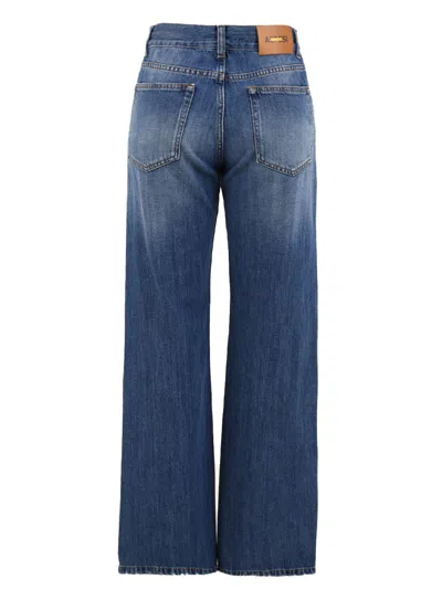 Aspesi Trousers Denim In Blue