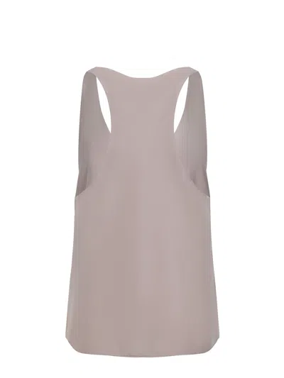 Alysi Blouse Made Of Silk. In Silver