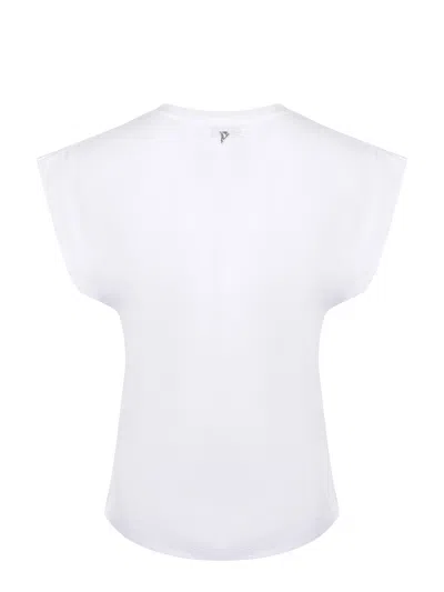Dondup T Shirt Made Of Cotton. In White