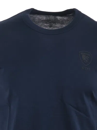 Blauer Cotton T Shirt In Blue