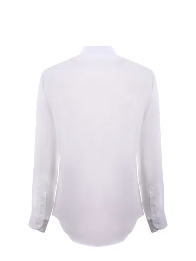 Emporio Armani Linen Shirt In White