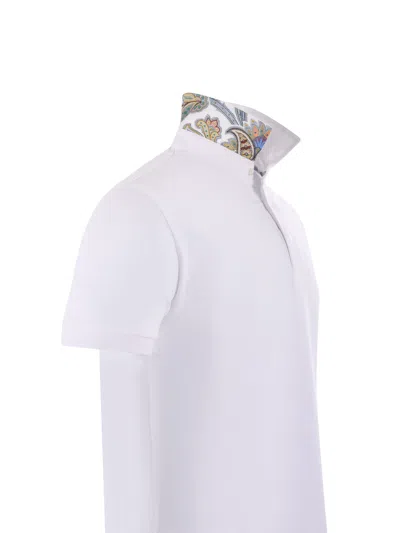 Etro Cotton Pique Polo Shirt
