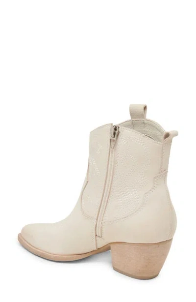 Dolce Vita Shania Western Boot In White