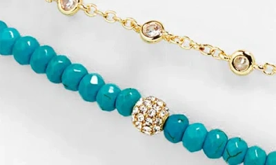 Baublebar Irina Set Of 2 Semiprecious Stone Anklets
