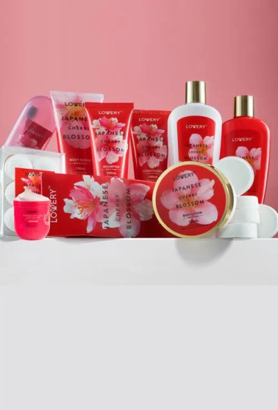 Lovery 26-piece Bath & Body Cherry Blossom Spa Set