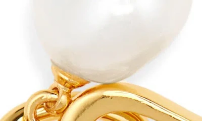 Dean Davidson Florence Freshwater Pearl Charm Chain Bracelet