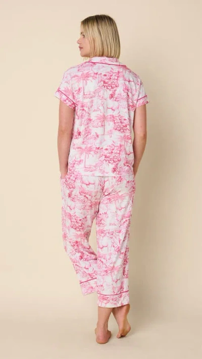 The Cat's Pajamas Pima Knit Capri Pajama Set