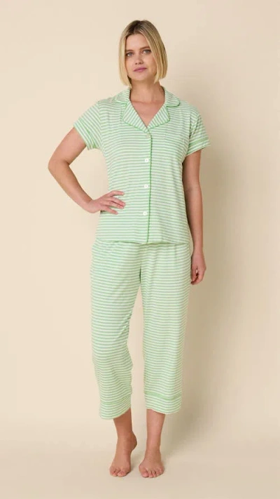 The Cat's Pajamas Pima Knit Capri Pajama Set