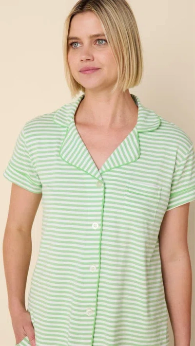 The Cat's Pajamas Pima Knit Capri Pajama Set