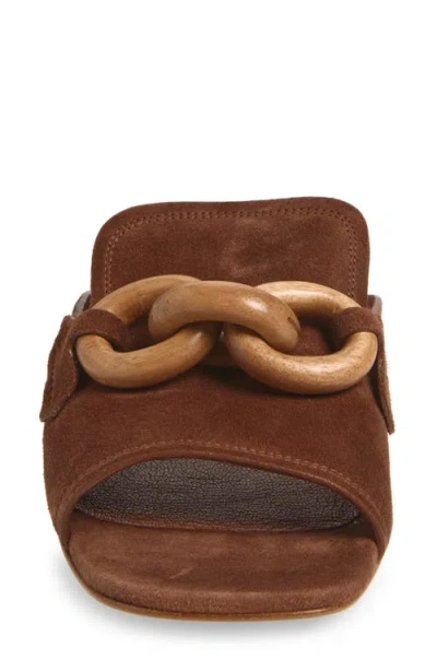 Pedro Garcia Enna Slide Sandal In Brown