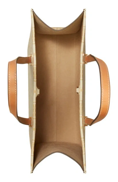 Tory Burch T Monogram Debossed Pebble Leather Tote