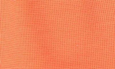 Truce Kids' Thermal Knit Shorts In Orange
