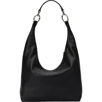 Hyer Goods Leather Convertible Hobo Ring Bag
