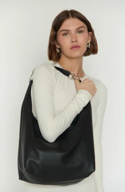 Hyer Goods Leather Convertible Hobo Ring Bag