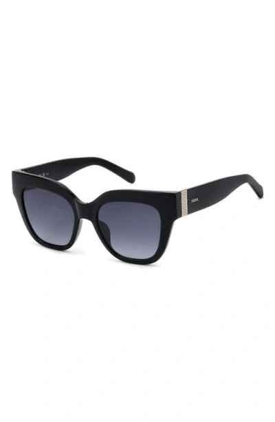 Fossil 51mm Gradient Cat Eye Sunglasses