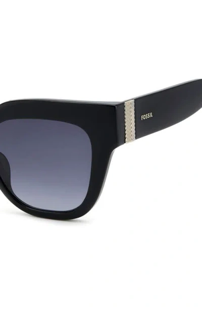 Fossil 51mm Gradient Cat Eye Sunglasses