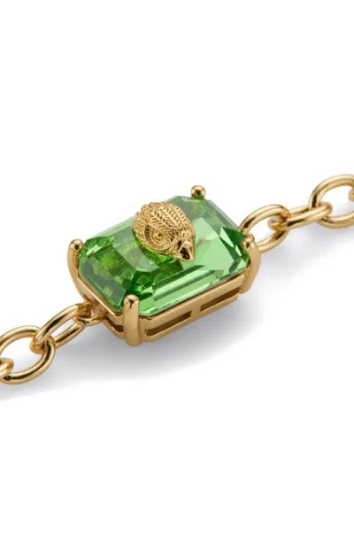 Kurt Geiger London Emerald Cut Crystal Flex Bracelet