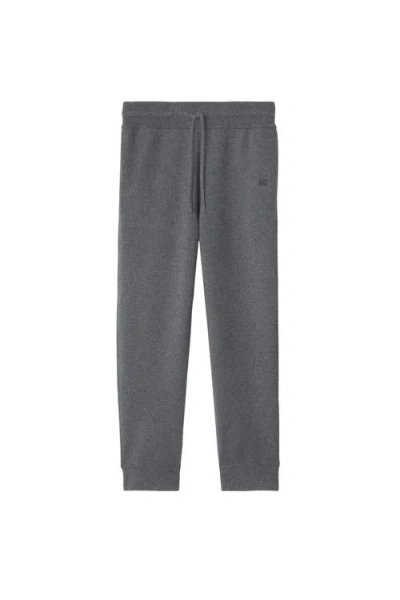 Burberry Cashmere Blend Jogging Pants In Gray