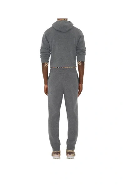 Burberry Cashmere Blend Jogging Pants In Gray