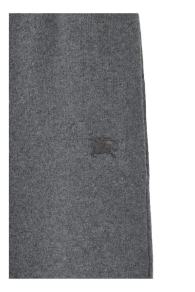 Burberry Cashmere Blend Jogging Pants In Gray