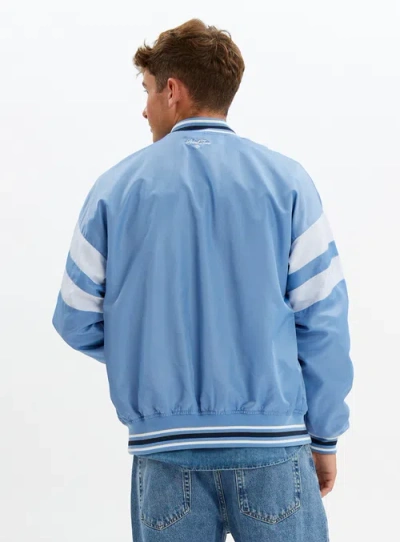 Point Zero Unisex Limited Edition Varsity Jacket In Blue