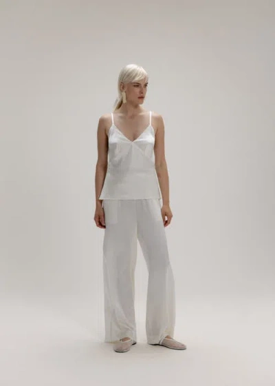Alas V-neck Sleeveless Silk Blouse