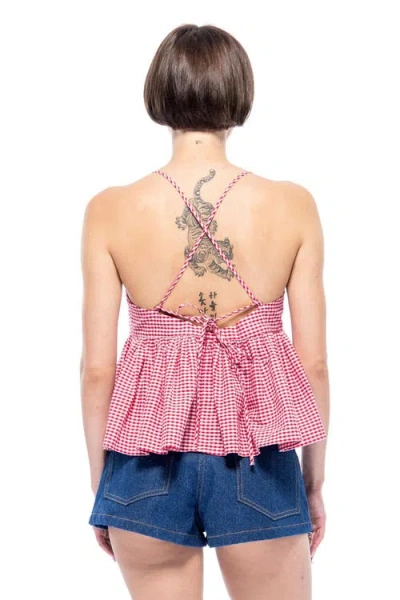 Toit Volant Imani Top In Red