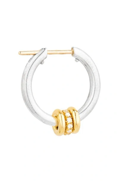 Spinelli Kilcollin Ara Duo Diamond Pavé Hoop Earrings