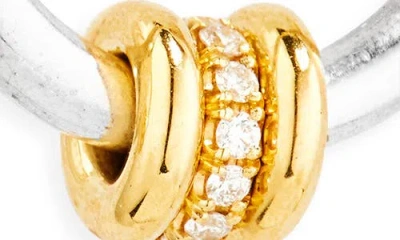 Spinelli Kilcollin Ara Duo Diamond Pavé Hoop Earrings