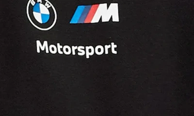 Puma X Bmw M Motorsport Graphic Zip-up Hoodie In Black