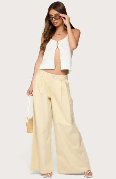 Edikted Mikinley Split Front Knit Tank Top