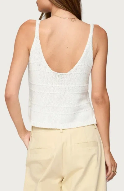 Edikted Mikinley Split Front Knit Tank Top