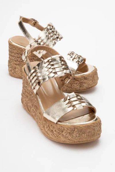 Forever & Always Shoes Olien Suede Leather Platform Espadrilles